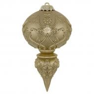 Украшение новогоднее MIS LT Волчок Элит-2 15 см золотой