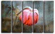 Картина модульная Замороженный цветок 140x89 см Hotel Arizona HD CVS-5-IFR-Frozen Flower-35x55
