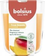 Свеча ароматическая Bolsius TRUE SCENTS в стекле 97/85, аромат Манго