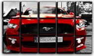 Картина модульная Ford Mustang 2015 красный 127x77 см Hotel Arizona HD CVS-15-IFR-Red Ford Mustang 2015