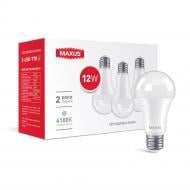 Лампа світлодіодна Maxus 12 Вт A60 матова E27 220 В 4100 К 3-LED-778