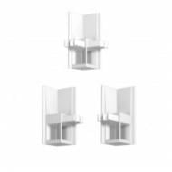 Комплект Newly R35 угловой соединитель + направляющая для проволоки левая и правая белый Artiteq