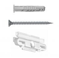 Комплект Newly R35 кріплення+ шуруп та дюбель белый Artiteq