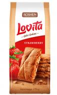 Печиво Roshen Lovita Cake Cookies з полуничною начинкою 168 г