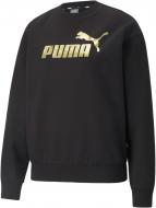 Джемпер Puma ESS+ Metallic Logo Crew 58689301 р. M черный Джемпер Puma ESS+ Metallic Logo Crew 58689301 р. M черный