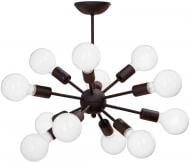 Люстра потолочная Vitaluce 12xE27 черный V3865/12PL