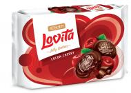 Печиво Roshen Lovita Jelly Cookies c желейною начинкою какао + вишня 425 г