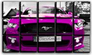 Картина модульная Ford Mustang 2015 розовый 127x77 см Hotel Arizona HD CVS-15-IFR-Pink Ford Mustang 201 Картина модульная Ford Mustang 2015 розовый 127x77 см Hotel Arizona HD CVS-15-IFR-Pink Ford Mustang 201