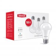 Лампа светодиодная Maxus 10 Вт A60 матовая E27 220 В 4100 К 3-LED-776