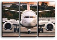 Картина модульная Boeing 737 84x56 см Hotel Arizona HD CVS-3-IFR-Airplane Aviation-22x3