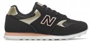 Кроссовки женские демисезонные New Balance WL393MTL р.40,5 черно-золотые