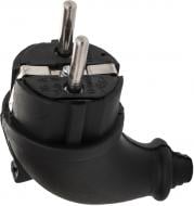 Вилка кабельная каучуковая Bemis 16 A 220 В IP44 BEM 10-114 с заземлением 250В 16А IP44 черный