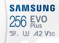 Карта памяти Samsung microSDXC 256 ГБ Class 10 (MB-MC256KA/RU) EVO Plus UHS-I + SD адаптер