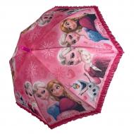 Дитяча парасолька-тростина з принцесами та воланамиPaolo Rossi малиновий 011-2
