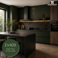 Эмаль акриловая Kompozit VELUX шелковистый мат EV409 Ночное масло 0,75 л