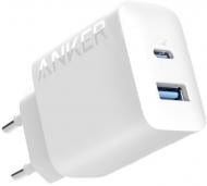 Зарядное устройство Anker PowerPort 20W USB-C USB-A White (A2348G21)