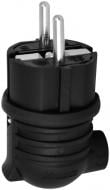 Электровилка кабельная угловая Bemis BK1-1402-2022 с заземлением 220В 16А IP44 черный
