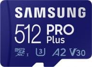 Карта пам'яті Samsung microSDXC 512 ГБ Class 10 (MB-MD512KA/RU) EVO Plus UHS-I + адаптер