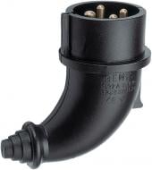 Элетровилка кабельная с выступом для фиксации Bemis BEM 20-06 с заземлением 380В 32А IP44 каучук черный