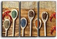 Картина модульная Красный перец и специи 84x56 см Hotel Arizona HD CVS-3-IFR-Spices in Spoons-22x33 Картина модульная Красный перец и специи 84x56 см Hotel Arizona HD CVS-3-IFR-Spices in Spoons-22x33