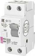 Дифференциальное реле ETI EFI6-2 25/0,03 тип AC (6kA) 2062132