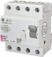 Дифференциальное реле ETI EFI6-4 16/0,03 тип AC (6kA) 2062136
