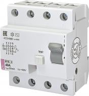 Дифференциальное реле ETI EFI6-4 63/0,03 тип AC (6kA) 2062139
