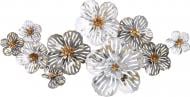 Декор настінний Daisy 147,3x74,9 см сіро-золотистий
