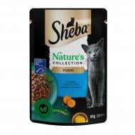 Корм влажный беззерновой Sheba Natures тунец, овощи, льняное масло 85 г