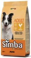 Корм сухой для взрослых собак для всех пород SIMBA. курица 10 кг