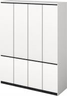 Шафа Світ Меблів Мія 4Д+4Д 2100х1500х520 мм бетон темний / німфея альба