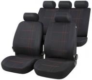 Комплект чехлов на сиденья LKQ W13425 черный с красным