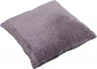 Подушка декоративна коса жакард 260 gsm 45x45 см сірий La Nuit