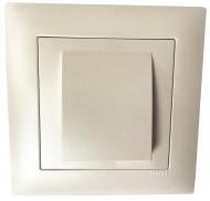 Розетка для виводу кабеля Efapel Logus металік крижаний 21174 TGE