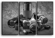 Картина модульная Ретро фотоаппарат 84x56 см Hotel Arizona HD CVS-3-IFR-Vintage Camera -22x33