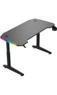 Стол игровой GT Racer T-1621 (160x60x71-79) Black