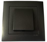 Розетка для вывода кабеля Efapel Logus черный матовый 21174 TPM