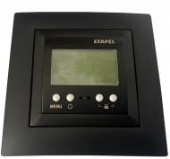 Терморегулятор комнатный программатор Efapel Logus черный матовый 21232 TPM