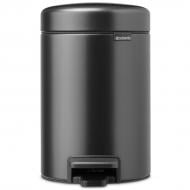 Бак для сміття Brabantia NewIcon Pedal Bin 12 л графітовий (233487)