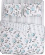 Комплект постільної білизни Beauty Blue сімейний синій La Nuit