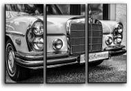 Картина модульная Винтажный Mercedes 84x56 см Hotel Arizona HD CVS-3-IFR-White Mercedes-Benz-22