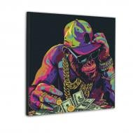 Картина по номерам Деньги и стиль 40х40 см Santi