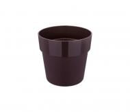 Вазон пластик b.for original round 18cm круглый вишневый 2,9 л