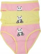 Набор трусов для девочек HW р.98-104 горчичный/розовый C1-D1