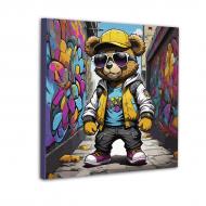 Картина по номерам Стильный Беарбрик 40х40 см Santi