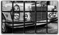 Картина модульная Винтажный Mercedes 127x77 см Hotel Arizona HD CVS-15-IFR-White Mercedes-Benz-3