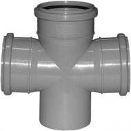 Крестовина канализационная Wavin 110/90