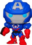 Фигурка Funko POP! Bobble Marvel Avengers Mech Strike Captain America (GW) (Exc) 55633 (FUN25491049)