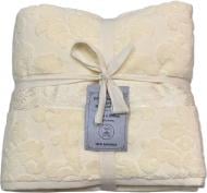 Простынь махровая жаккард 200x220 см молочный