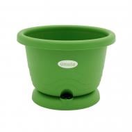 Вазон пластик Пастель 0,5 л круглий олива 0,5 л Омела